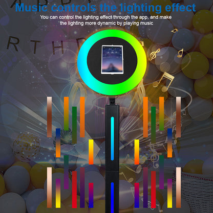 New Portable iPad Photo Booth Machine With RGB Led Light for 10.2/11/12.9 inch iPad Selfie Photobooth Machine for Party Wedding