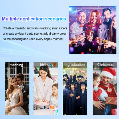 Photo Booth for iPad 10.2" 10.9'' 11'' 12.9'' with 37" LCD Selfie Machine, Portable Photo Booth with RGB LED Light & Flight Case for Birthday Graduation Wedding Events (Black, Photo Booth)