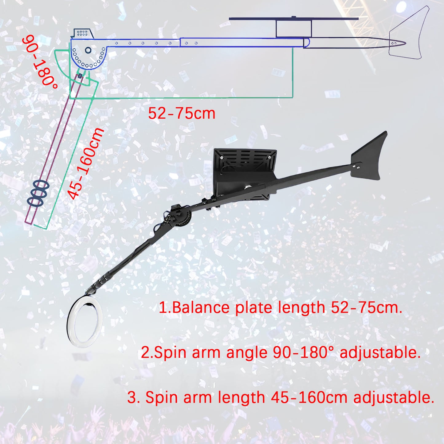 Portable photo booth 360 selfie overhead 360 photo booth automatic with ring light,Free Logo,for parties wedding event